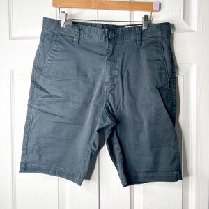 Volcom True To This Black Cotton Blend Casual Shorts Men's Size 32